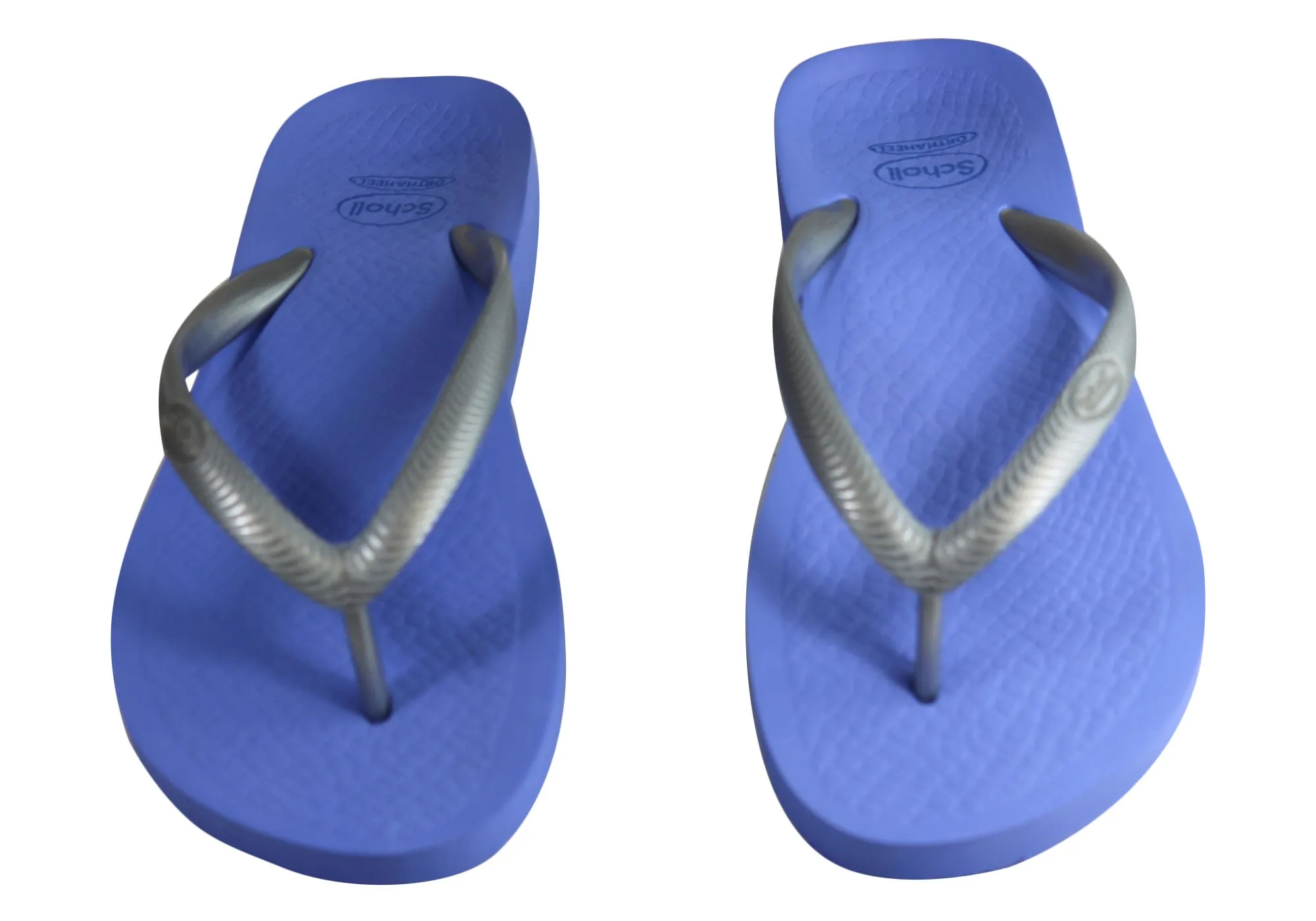 Scholl Orthaheel Fiji Womens Comfortable Rubber Thongs With Support Scholl Orthaheel Shoes