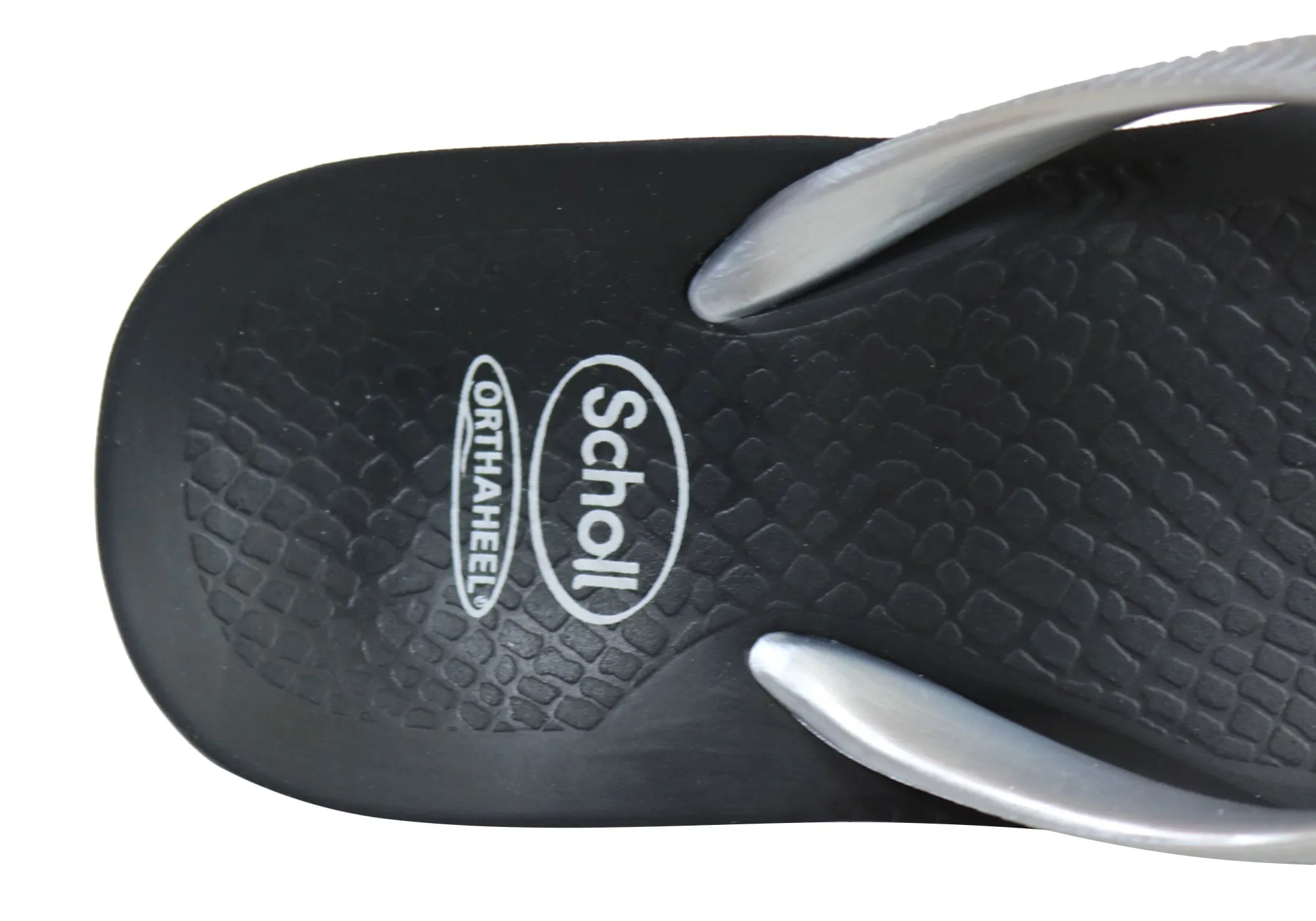 Scholl Orthaheel Fiji Womens Comfortable Rubber Thongs With Support Scholl Orthaheel Shoes