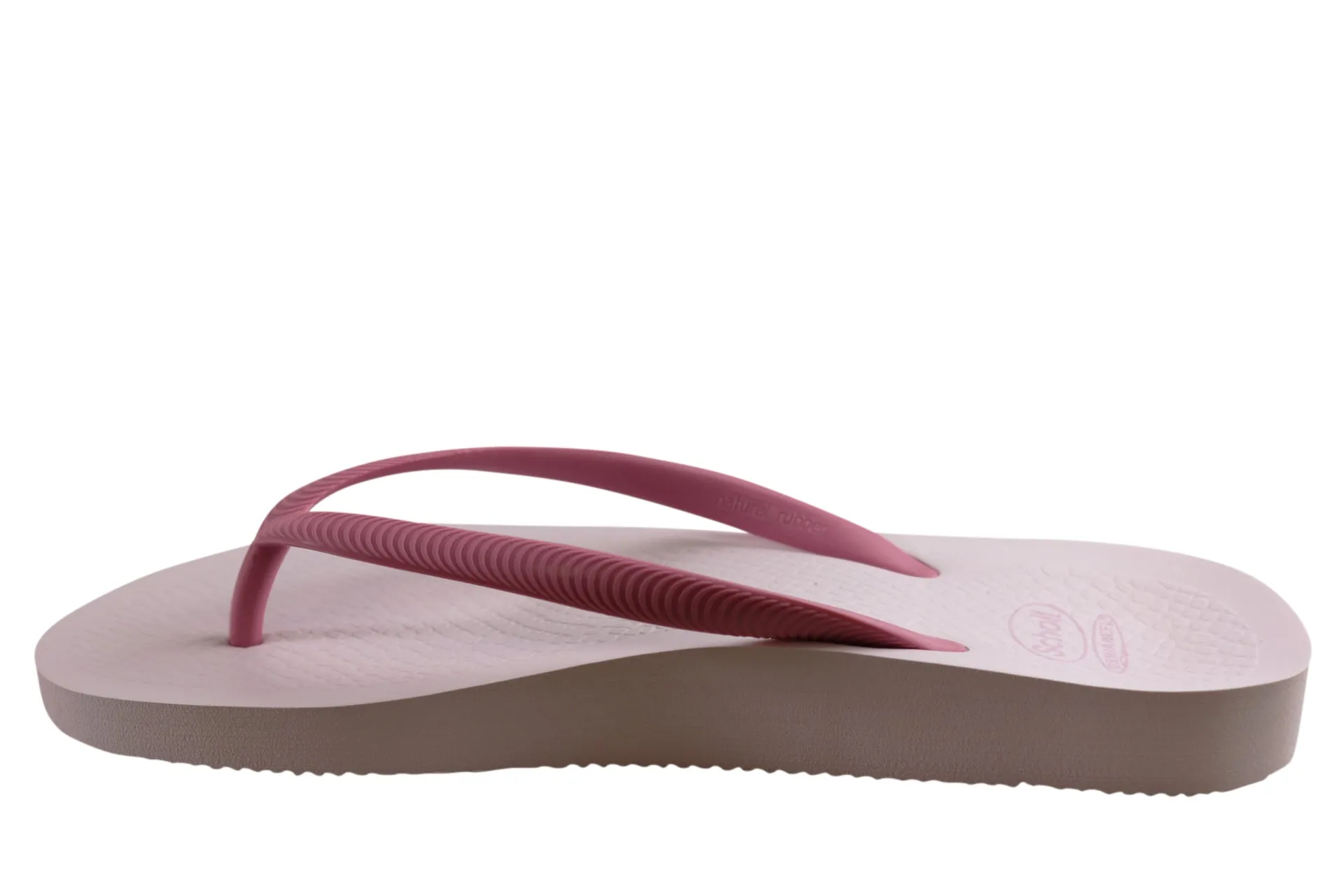 Scholl Orthaheel Fiji Womens Comfortable Rubber Thongs With Support Scholl Orthaheel Shoes