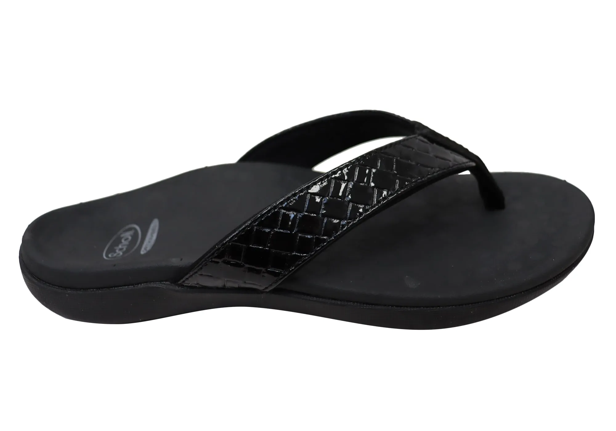 Scholl Orthaheel Sonoma II Womens Supportive Comfort Thongs Sandals Scholl Orthaheel Shoes
