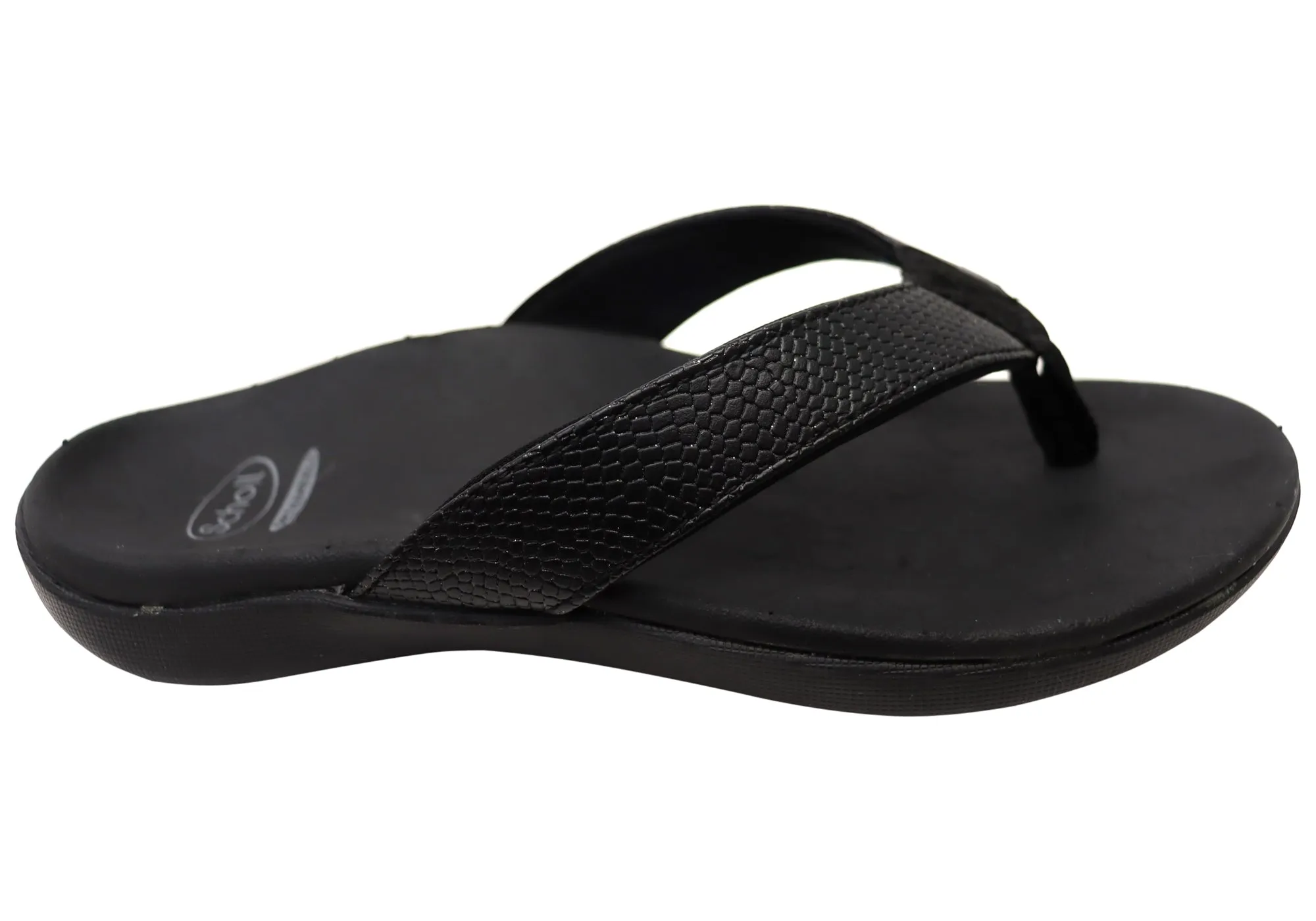 Scholl Orthaheel Sonoma II Womens Supportive Comfort Thongs Sandals Scholl Orthaheel Shoes