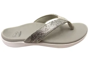Scholl Orthaheel Sonoma II Womens Supportive Comfort Thongs Sandals Scholl Orthaheel Shoes