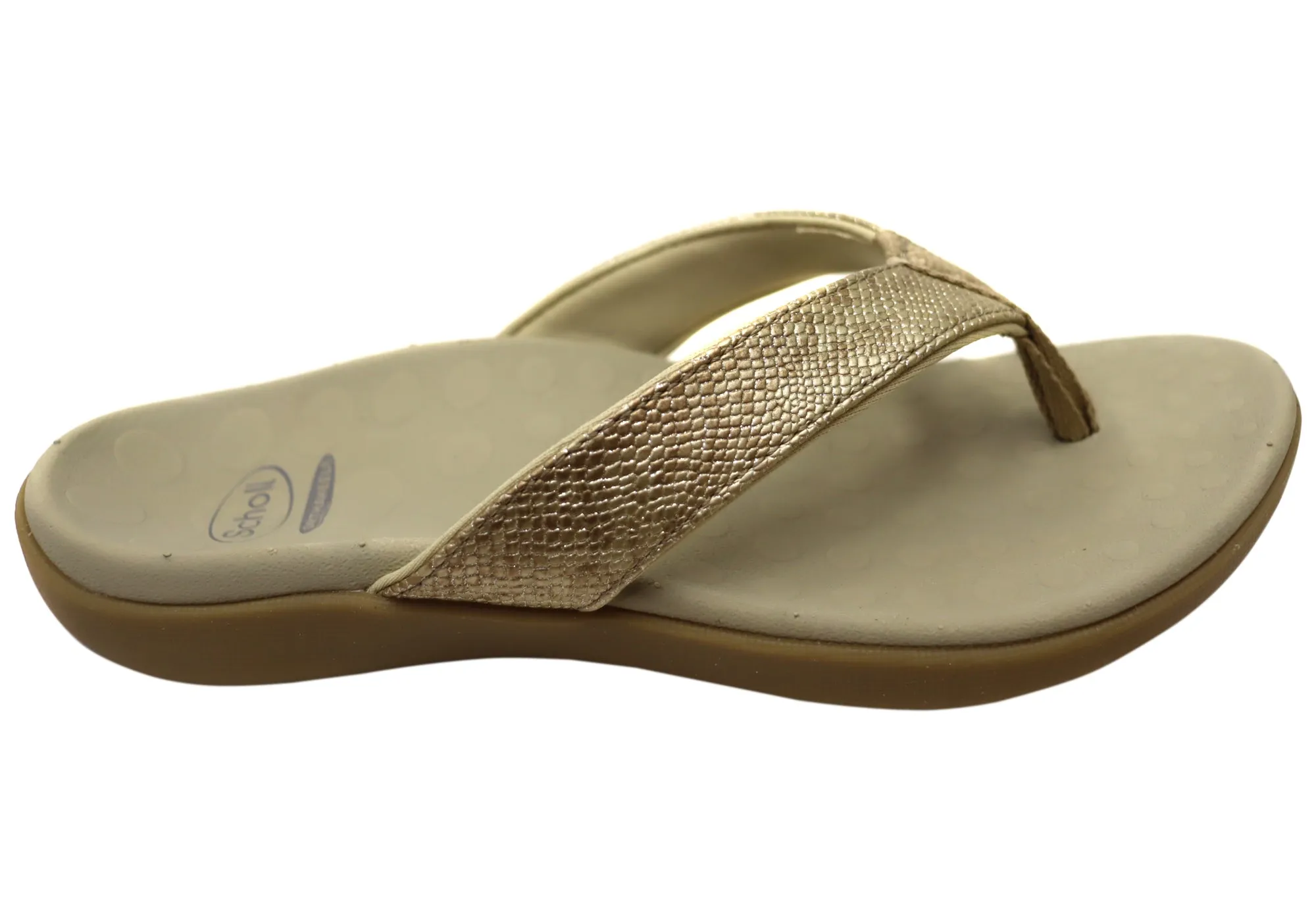 Scholl Orthaheel Sonoma II Womens Supportive Comfort Thongs Sandals Scholl Orthaheel Shoes