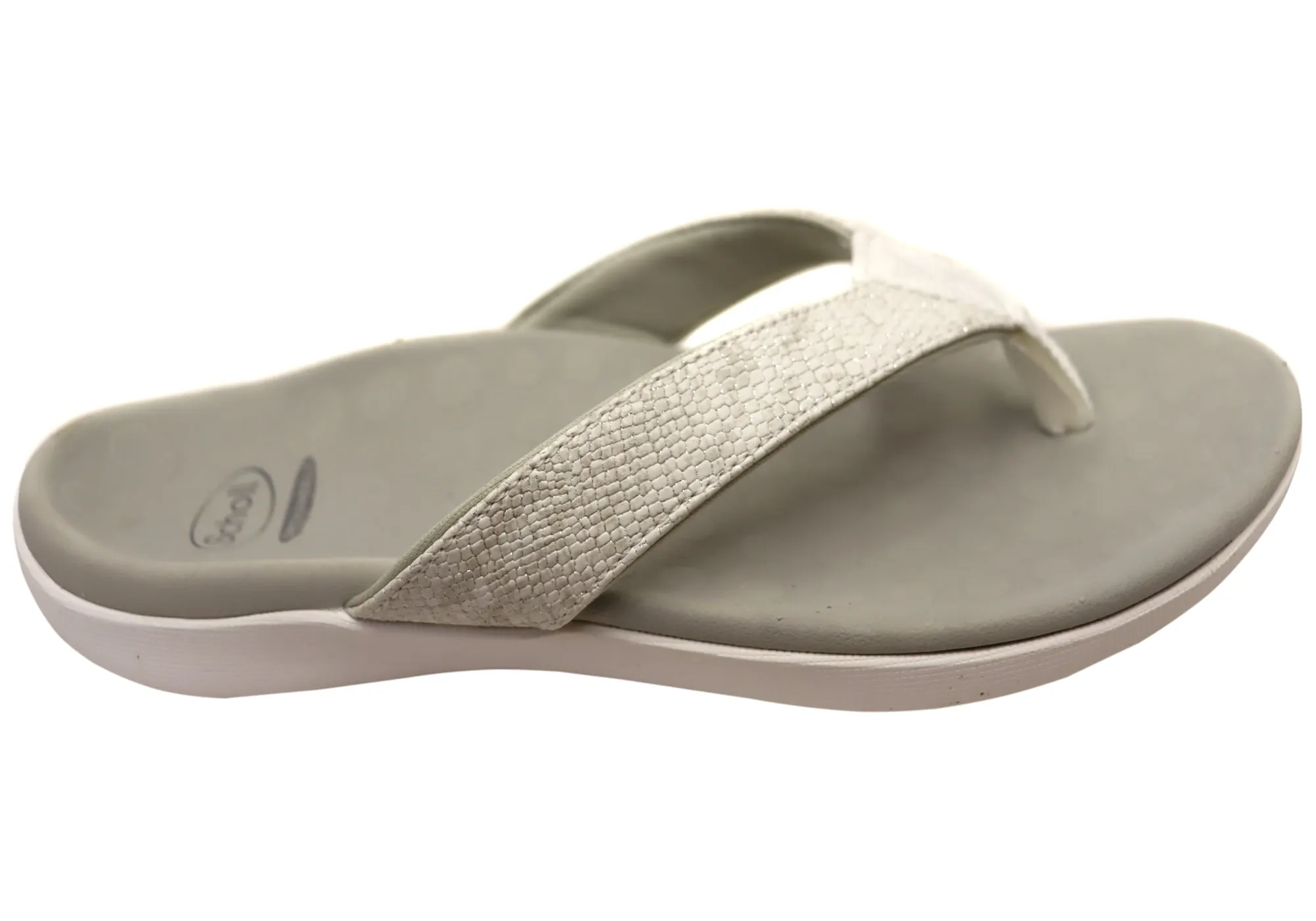 Scholl Orthaheel Sonoma II Womens Supportive Comfort Thongs Sandals Scholl Orthaheel Shoes