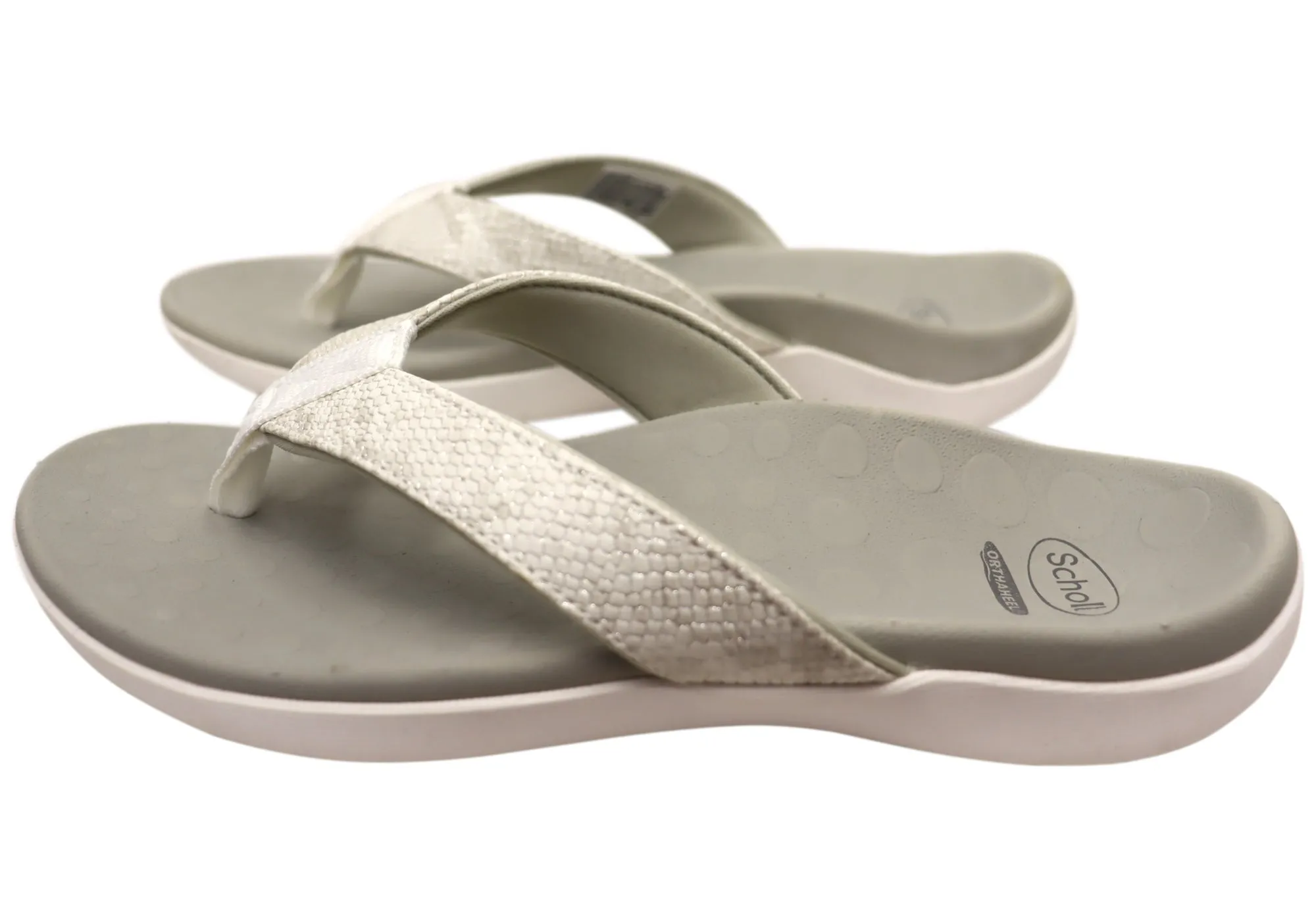 Scholl Orthaheel Sonoma II Womens Supportive Comfort Thongs Sandals Scholl Orthaheel Shoes