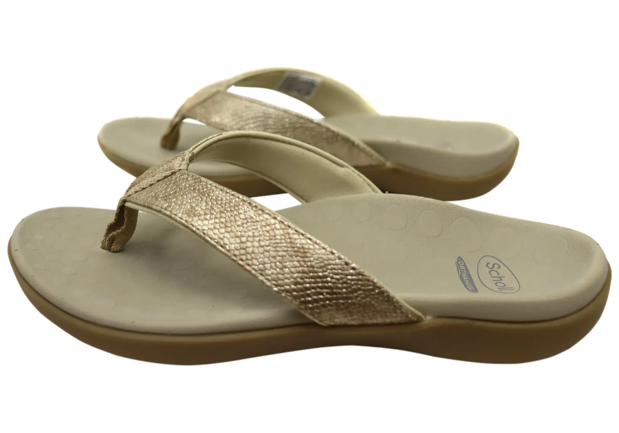 Scholl Orthaheel Sonoma II Womens Supportive Comfort Thongs Sandals Scholl Orthaheel Shoes