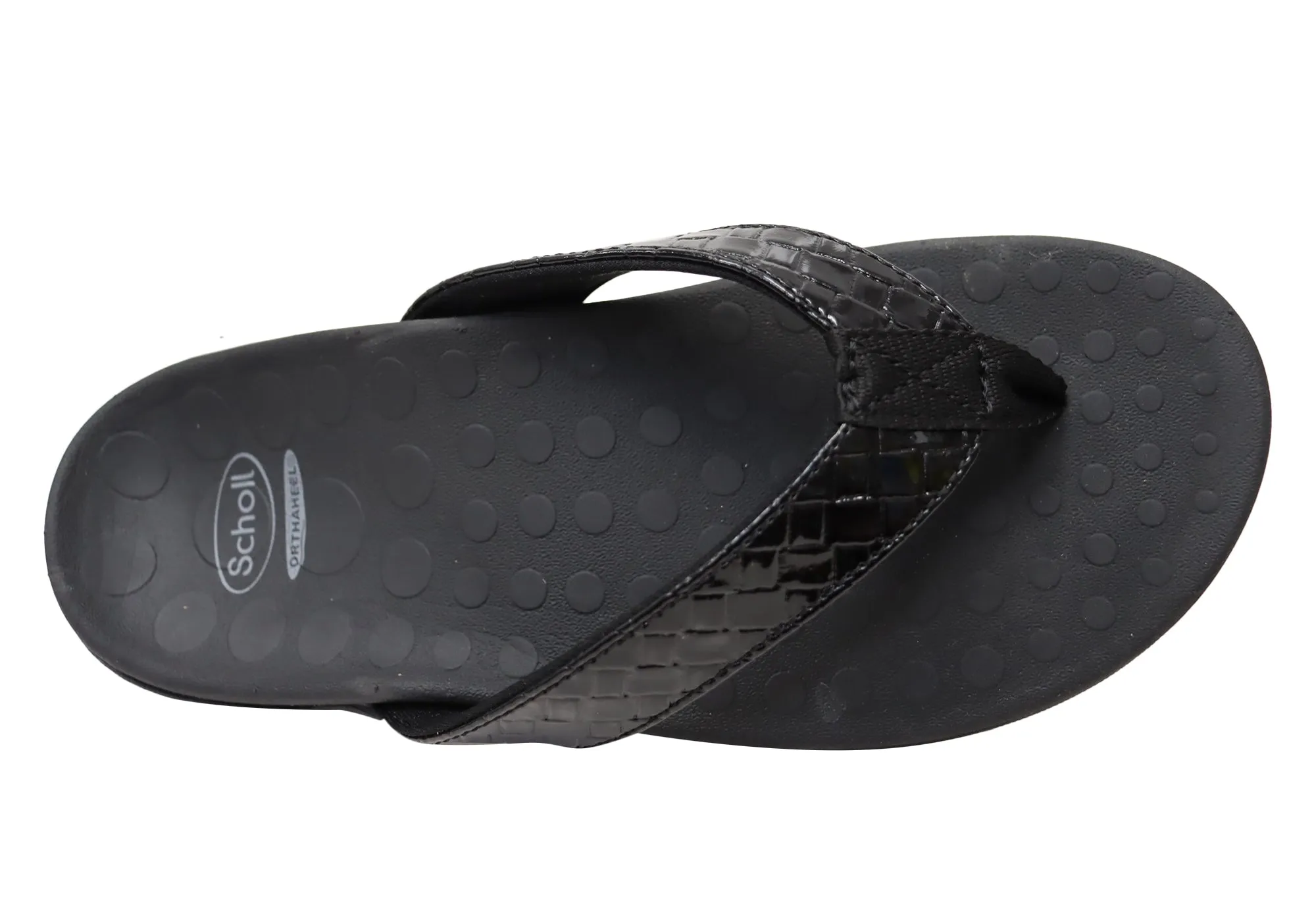 Scholl Orthaheel Sonoma II Womens Supportive Comfort Thongs Sandals Scholl Orthaheel Shoes