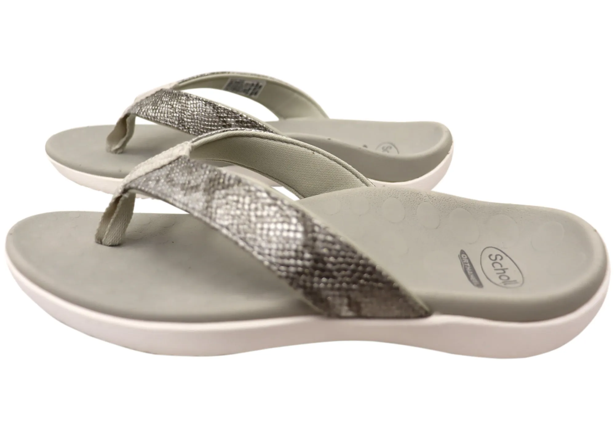 Scholl Orthaheel Sonoma II Womens Supportive Comfort Thongs Sandals Scholl Orthaheel Shoes