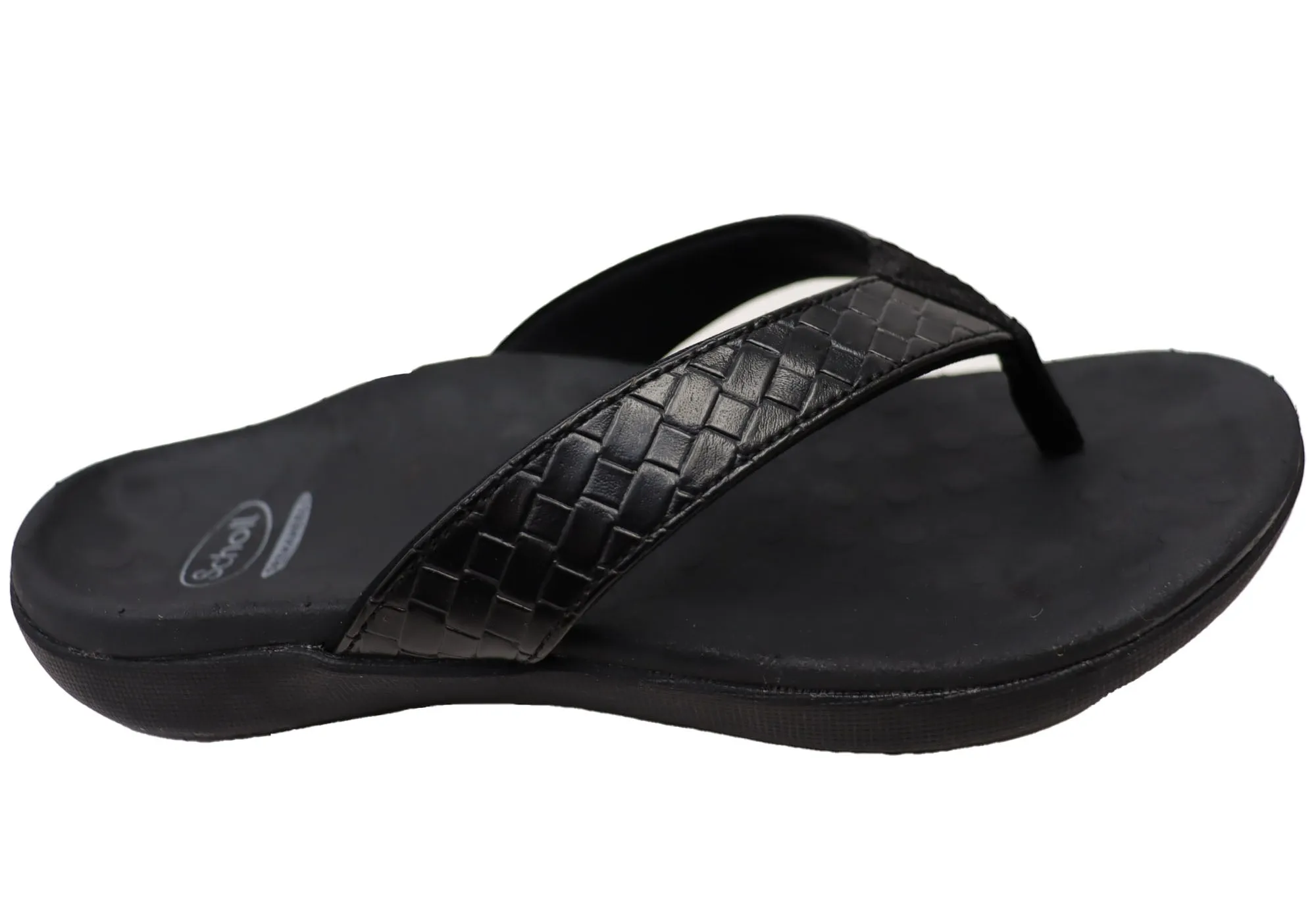 Scholl Orthaheel Sonoma II Womens Supportive Comfort Thongs Sandals Scholl Orthaheel Shoes