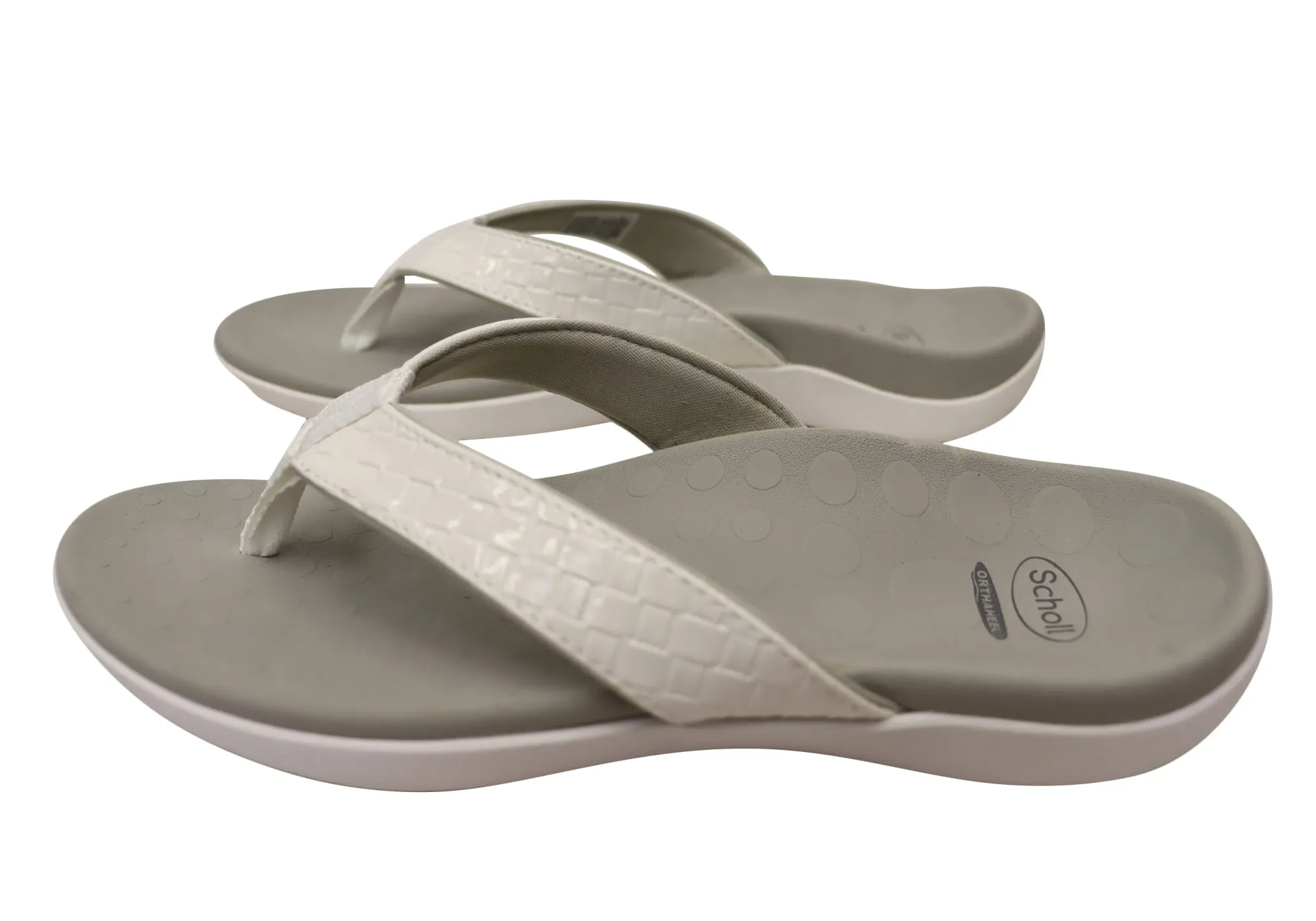Scholl Orthaheel Sonoma II Womens Supportive Comfort Thongs Sandals Scholl Orthaheel Shoes