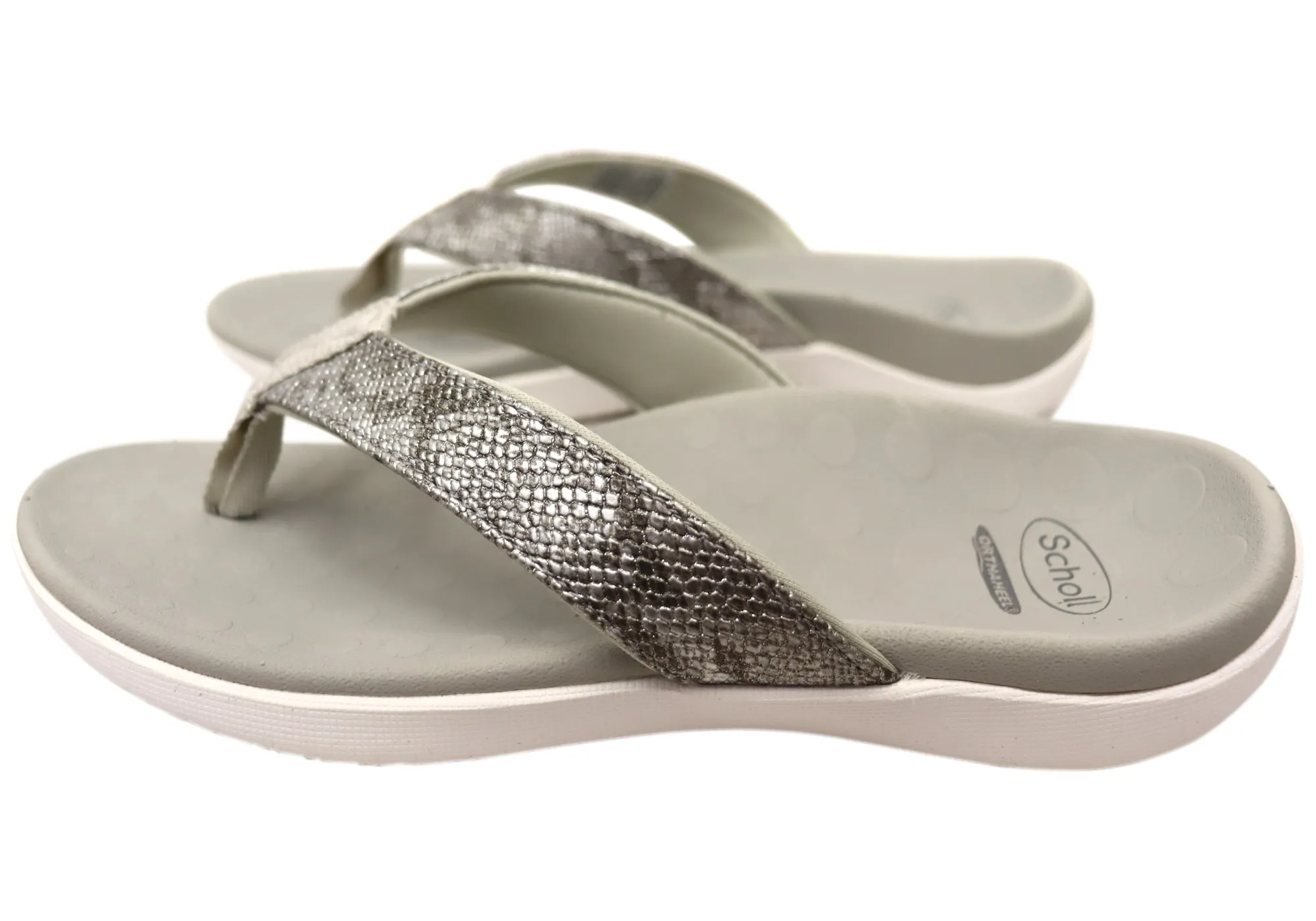 Scholl Orthaheel Sonoma II Womens Supportive Comfort Thongs Sandals Scholl Orthaheel Shoes