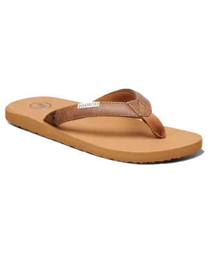 Seales SC Flip Flops in Latte Brown