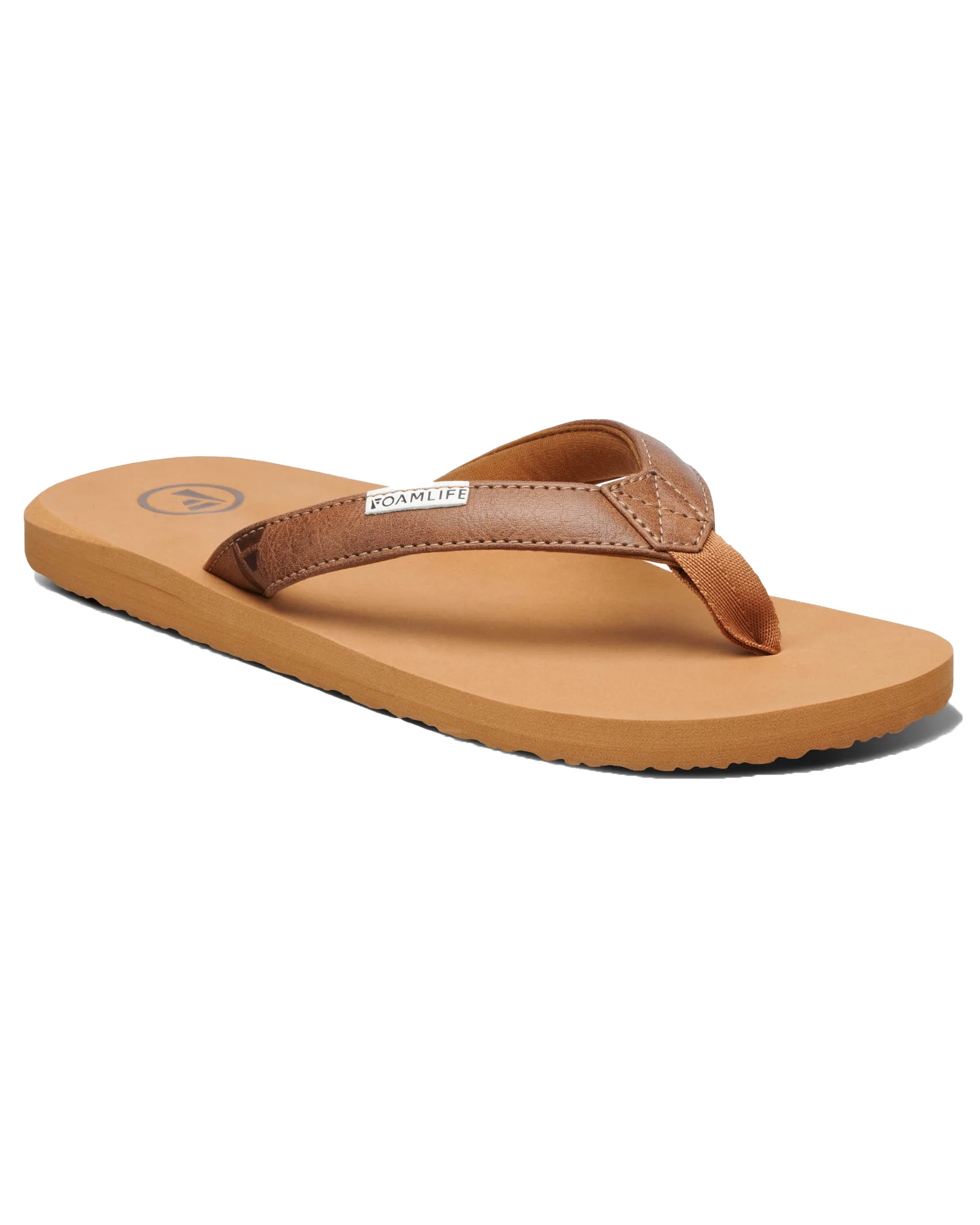 Seales SC Flip Flops in Latte Brown