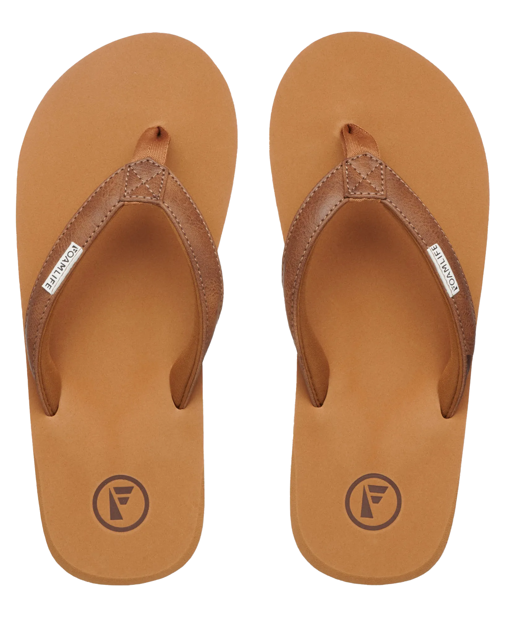Seales SC Flip Flops in Latte Brown