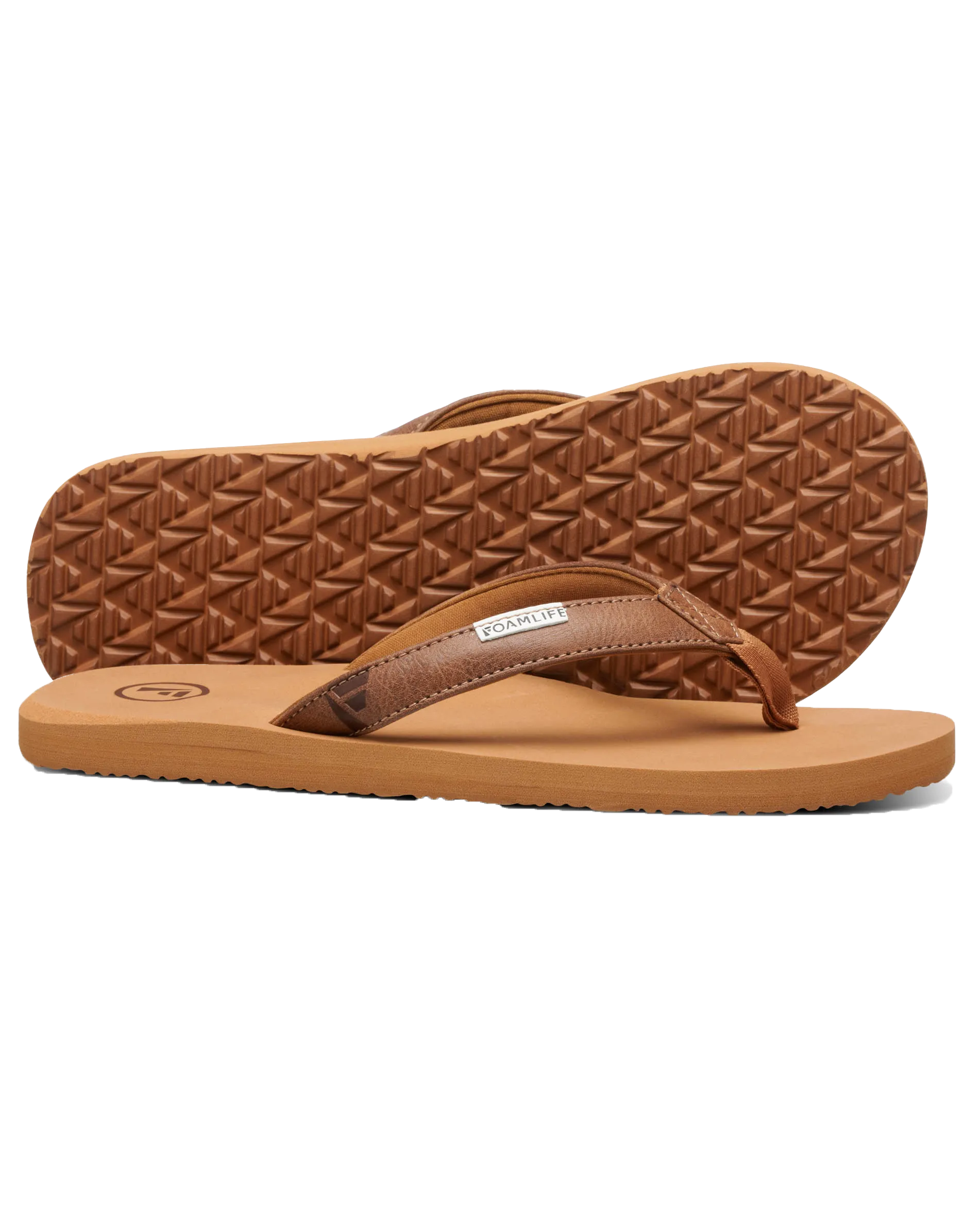 Seales SC Flip Flops in Latte Brown