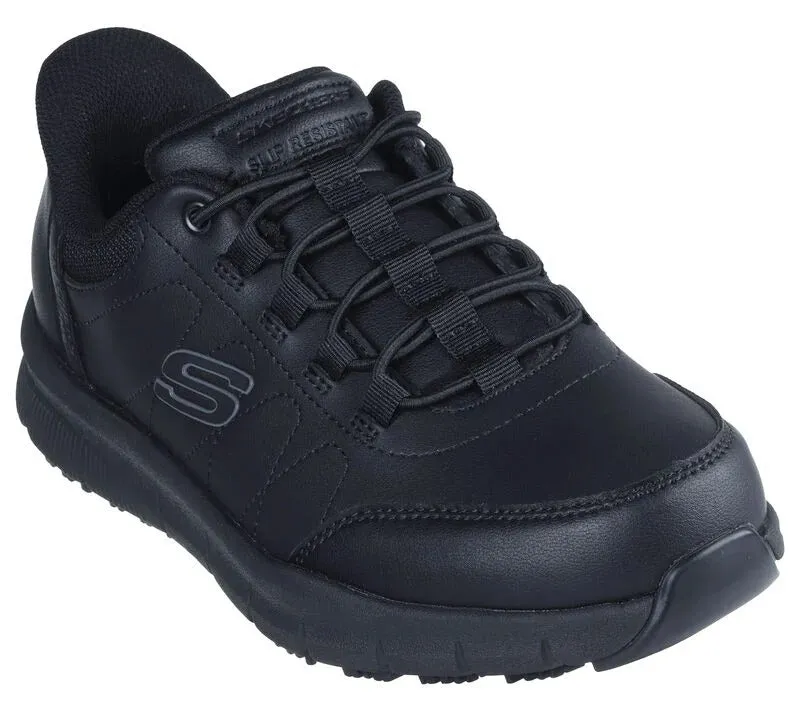 Skechers Slip-Ins Work Nampa-Knotly WIDE