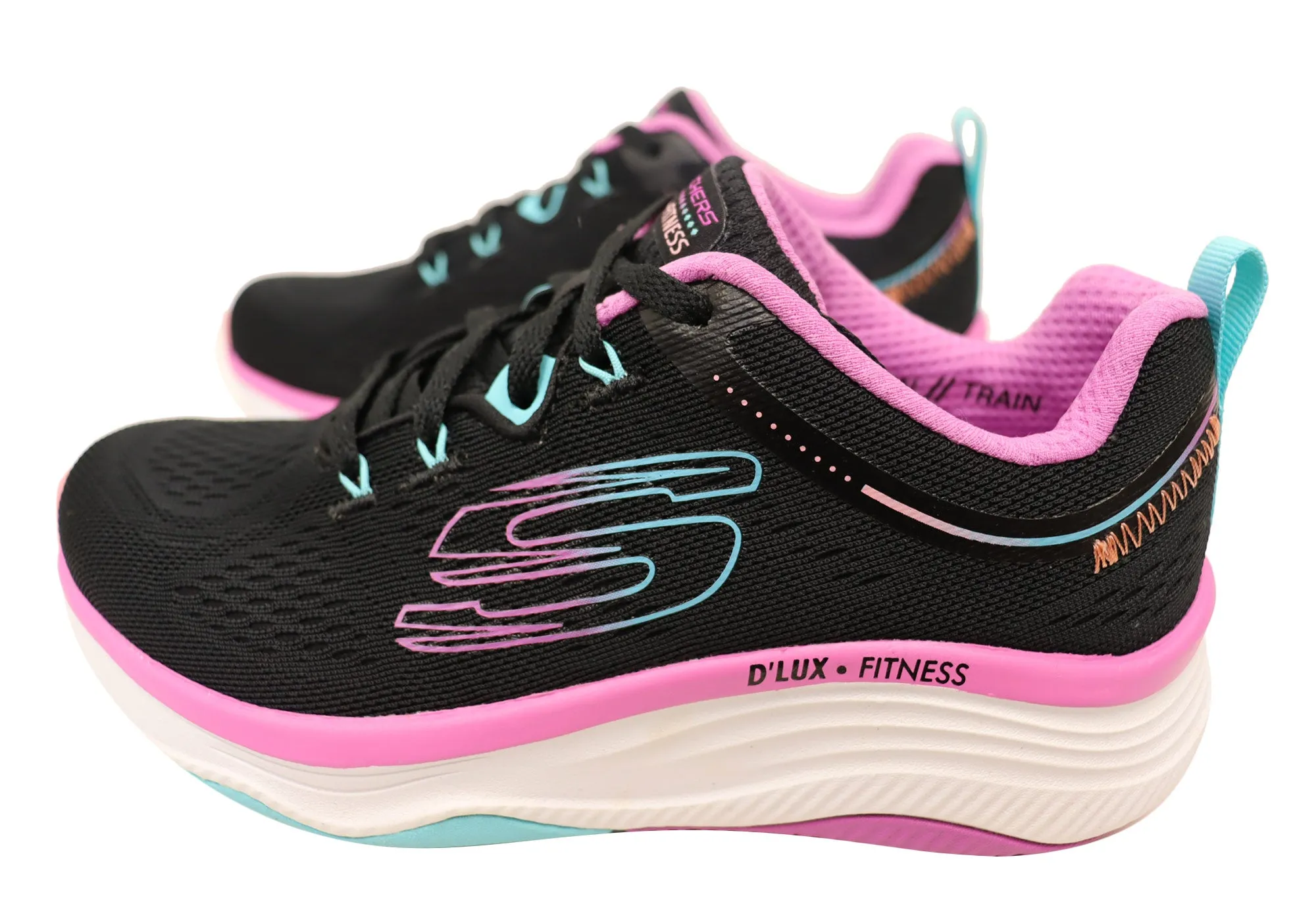 Skechers Womens Relaxed Fit D Lux Fitness New Moxie Shoes Skechers Shoes