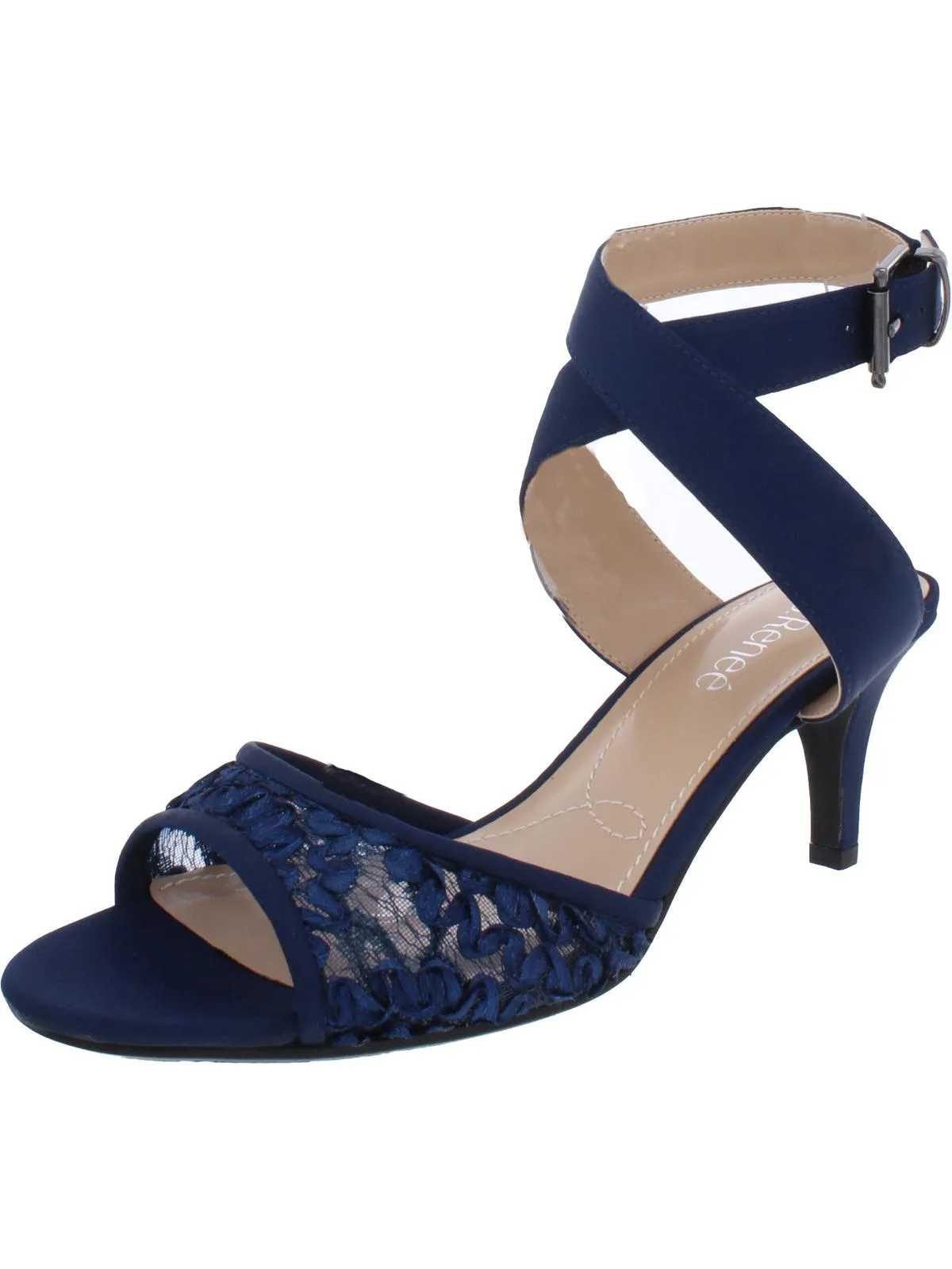 Soncino Womens Lace Strappy Heel Sandals