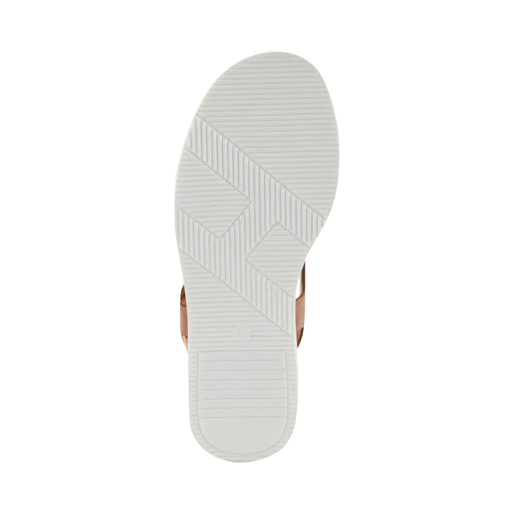 Spring Step Women's Locals Wedge Sandal in Olive Multi