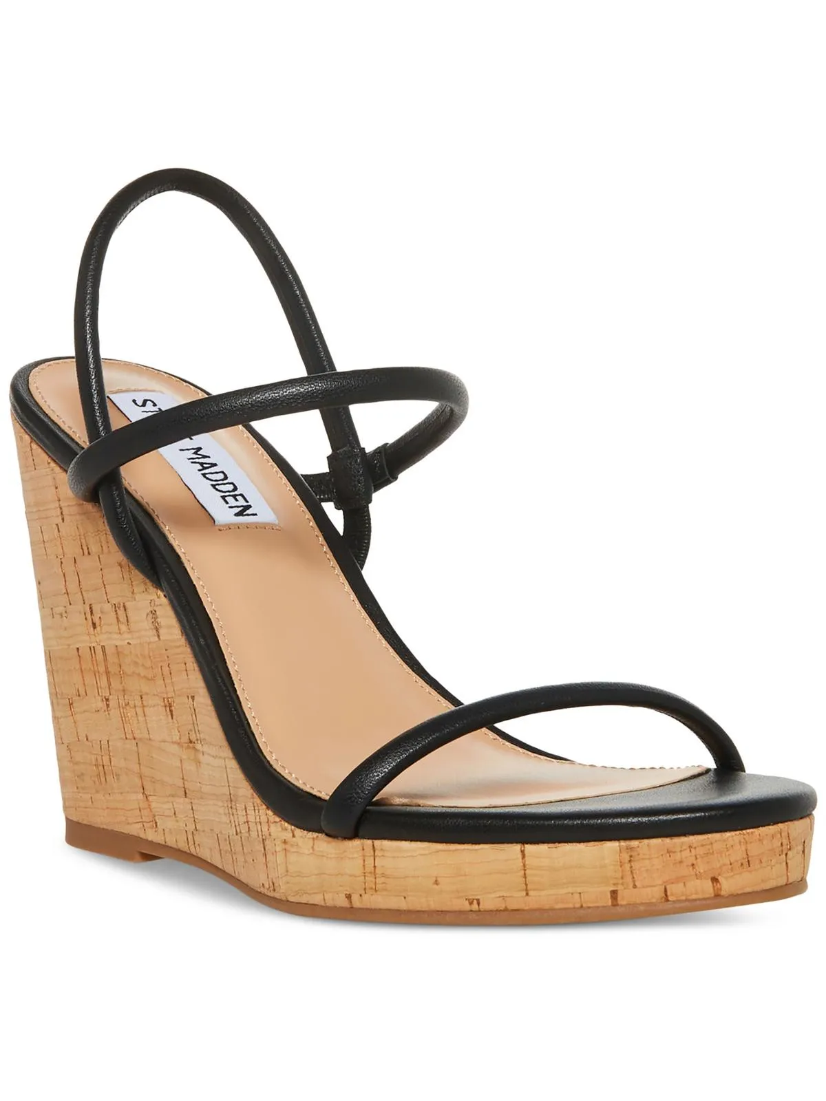 Udell Womens Cork Slip On Wedge Sandals