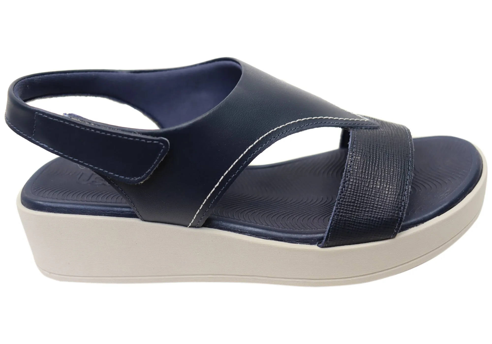 Usaflex Bridgette Womens Comfortable Leather Sandals Made In Brazil Usaflex Shoes