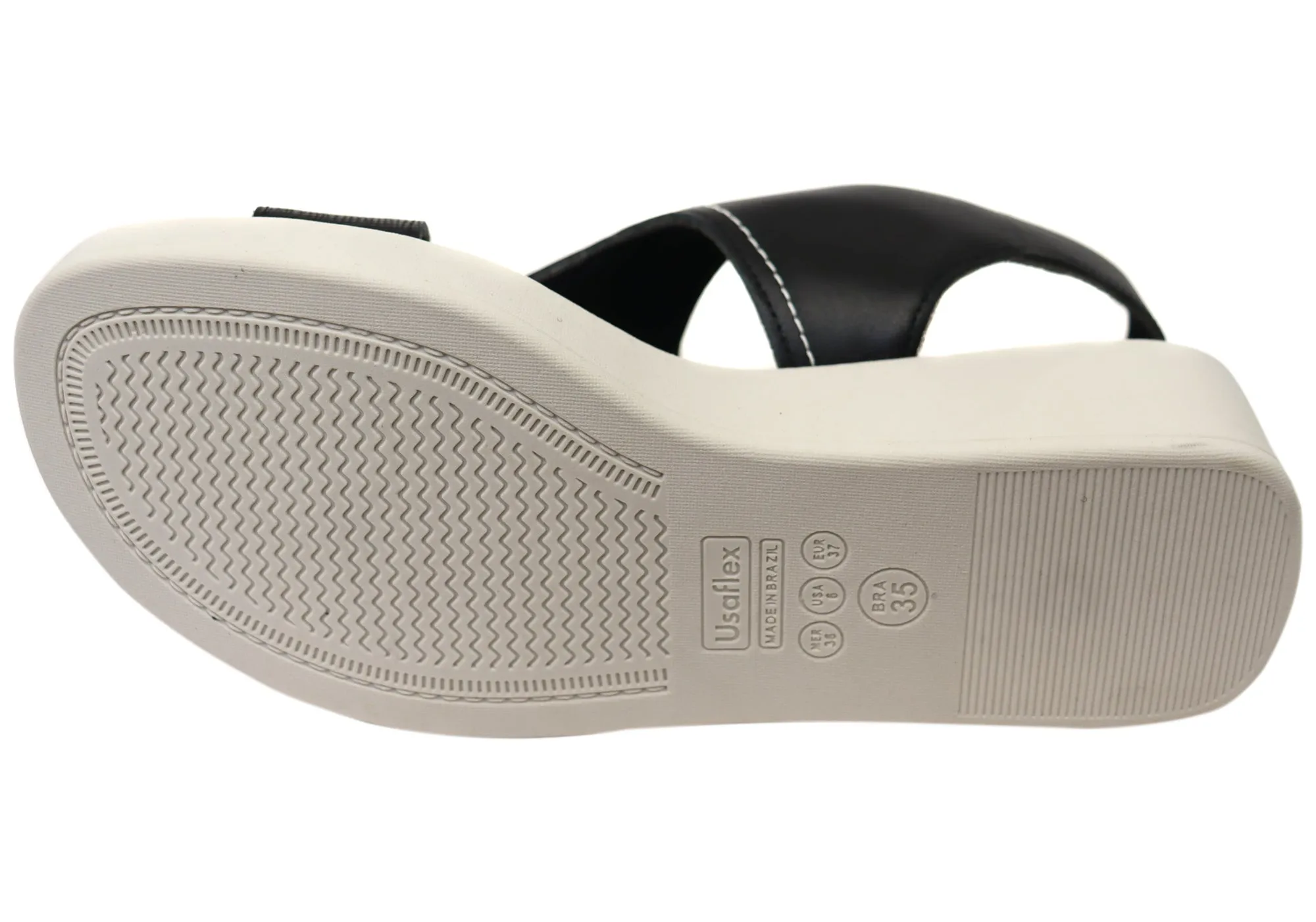Usaflex Bridgette Womens Comfortable Leather Sandals Made In Brazil Usaflex Shoes
