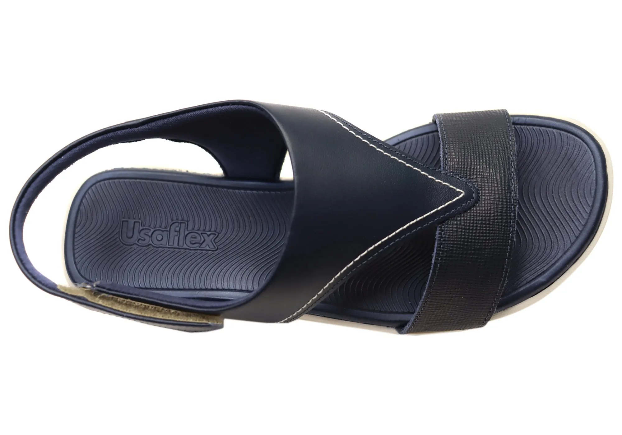 Usaflex Bridgette Womens Comfortable Leather Sandals Made In Brazil Usaflex Shoes