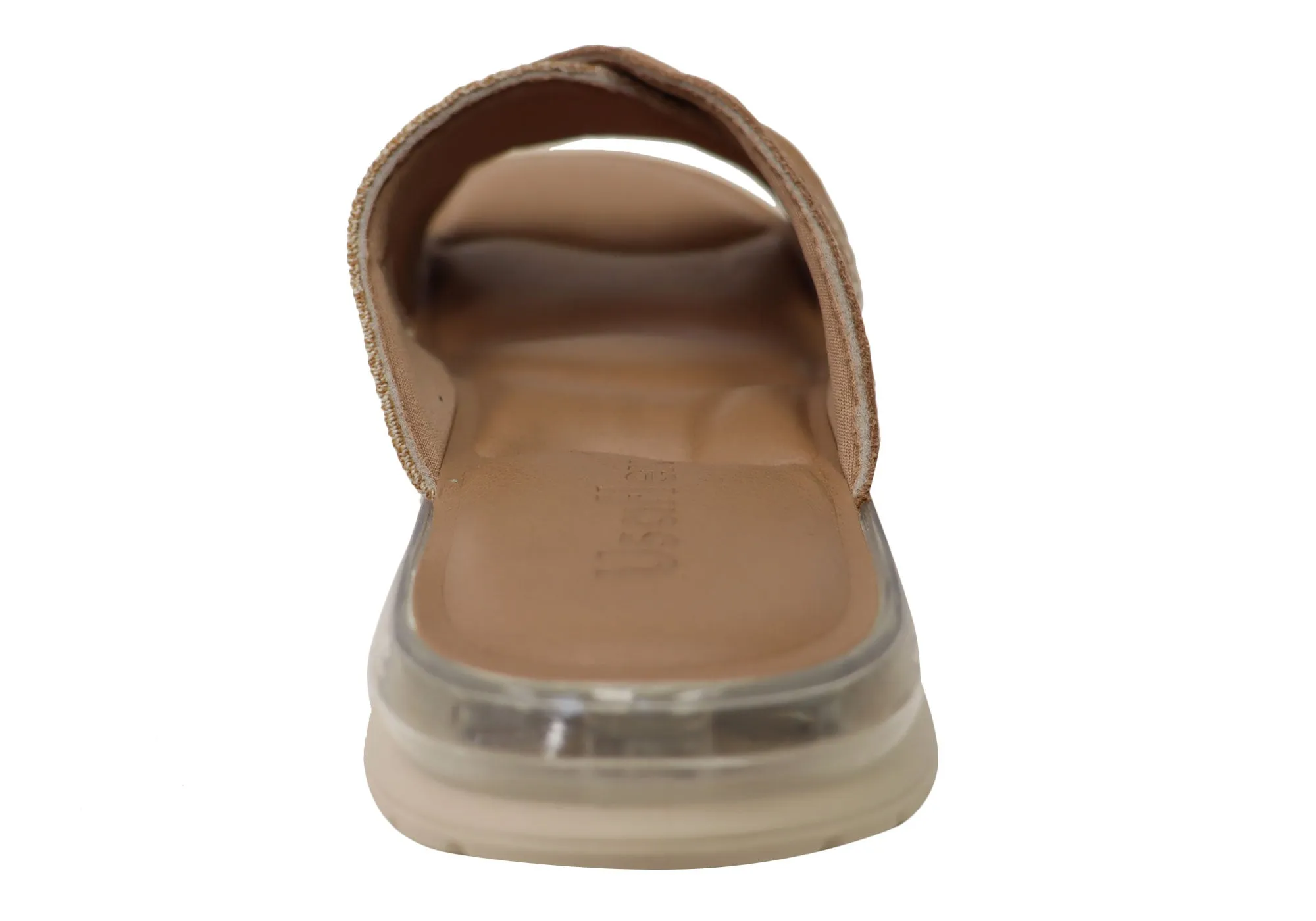 Usaflex Sunni Womens Comfortable Brazilian Leather Slides Sandals Usaflex Shoes
