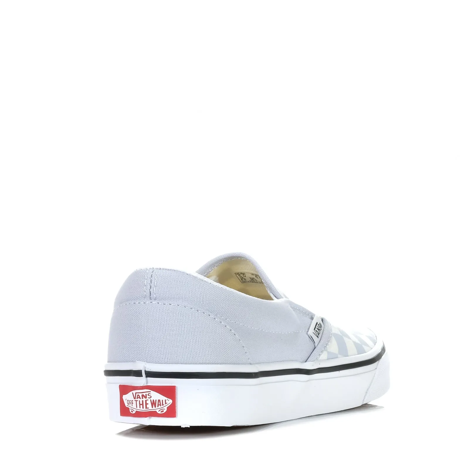 Vans Classic Slip-On Checkerboard Halogen Blue Shoes_Vans