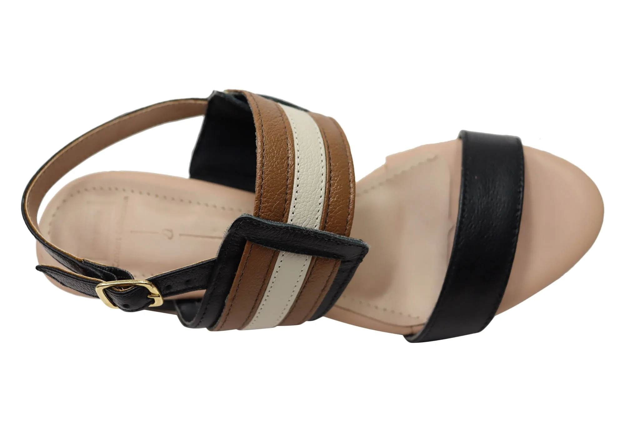 Via Paula Dani Womens Brazilian Comfortable Leather Heels Via Paula Shoes