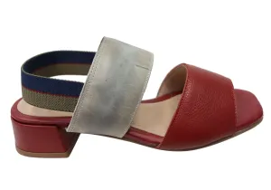 Via Paula Verity Womens Brazilian Comfortable Leather Low Heel Sandals Via Paula Shoes