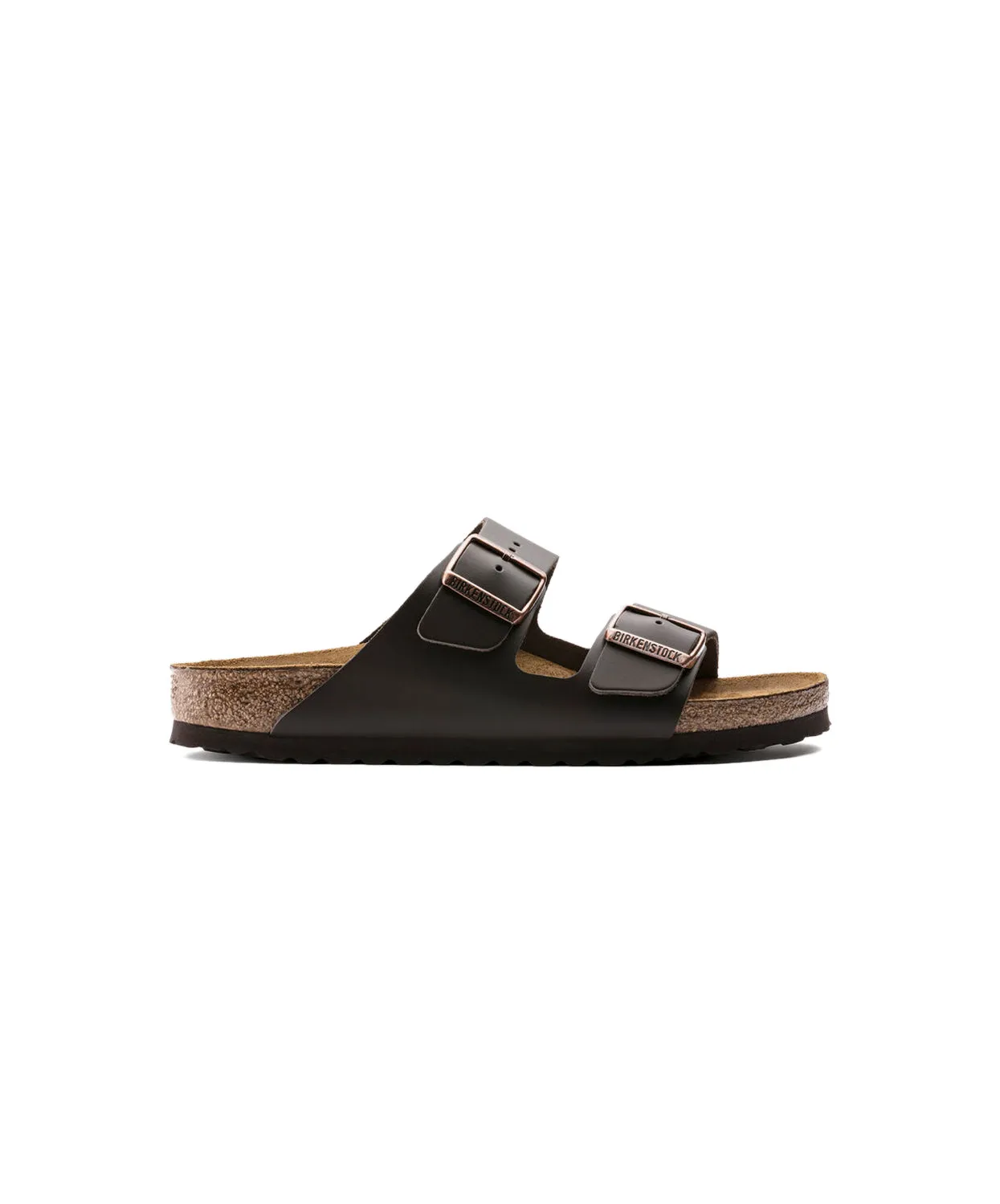 Womens Birkenstock Shoes Birkenstock Arizona Leather Dark Brown Sandals