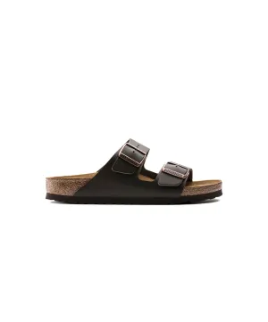 Womens Birkenstock Shoes Birkenstock Arizona Leather Dark Brown Sandals