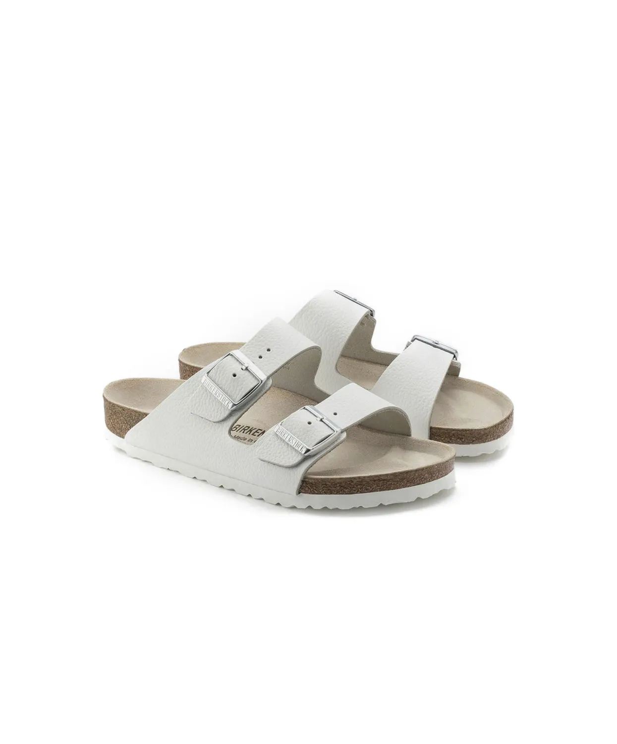 Womens Birkenstock Shoes Birkenstock Arizona Leather White Sandals