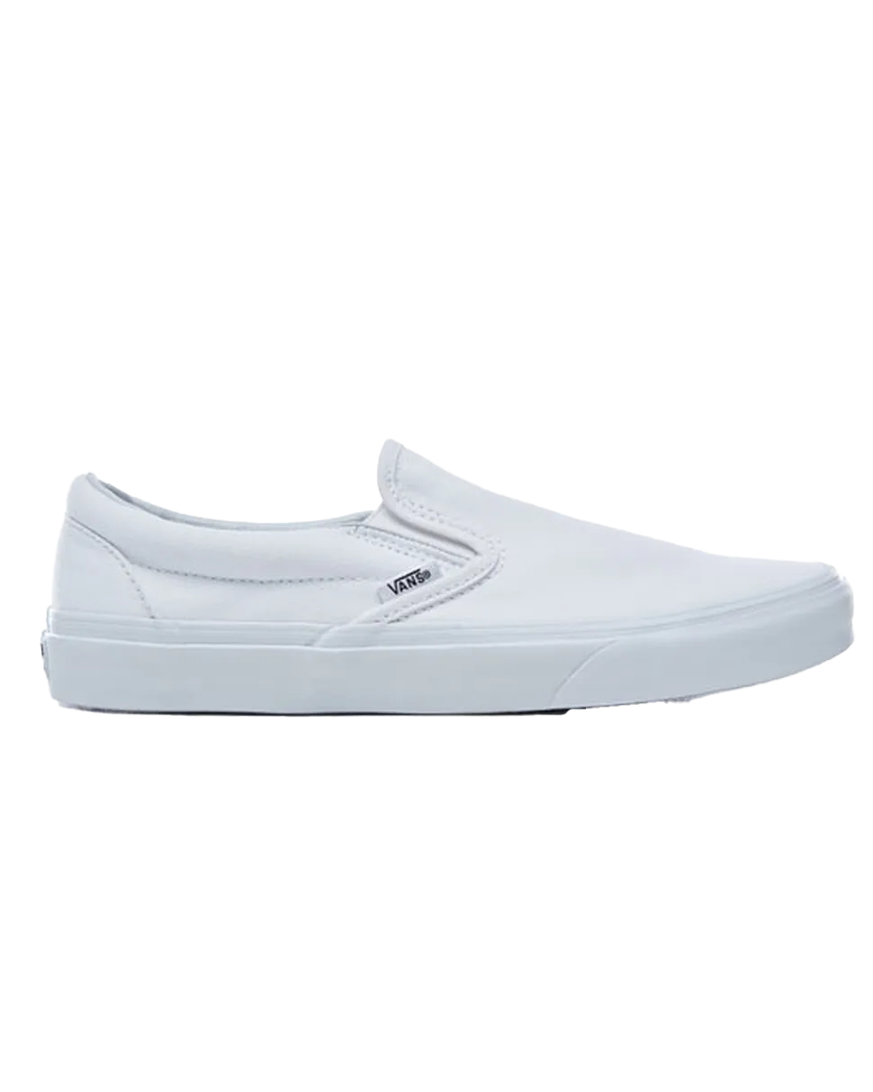 Womens Classic Slip On Shoes in White