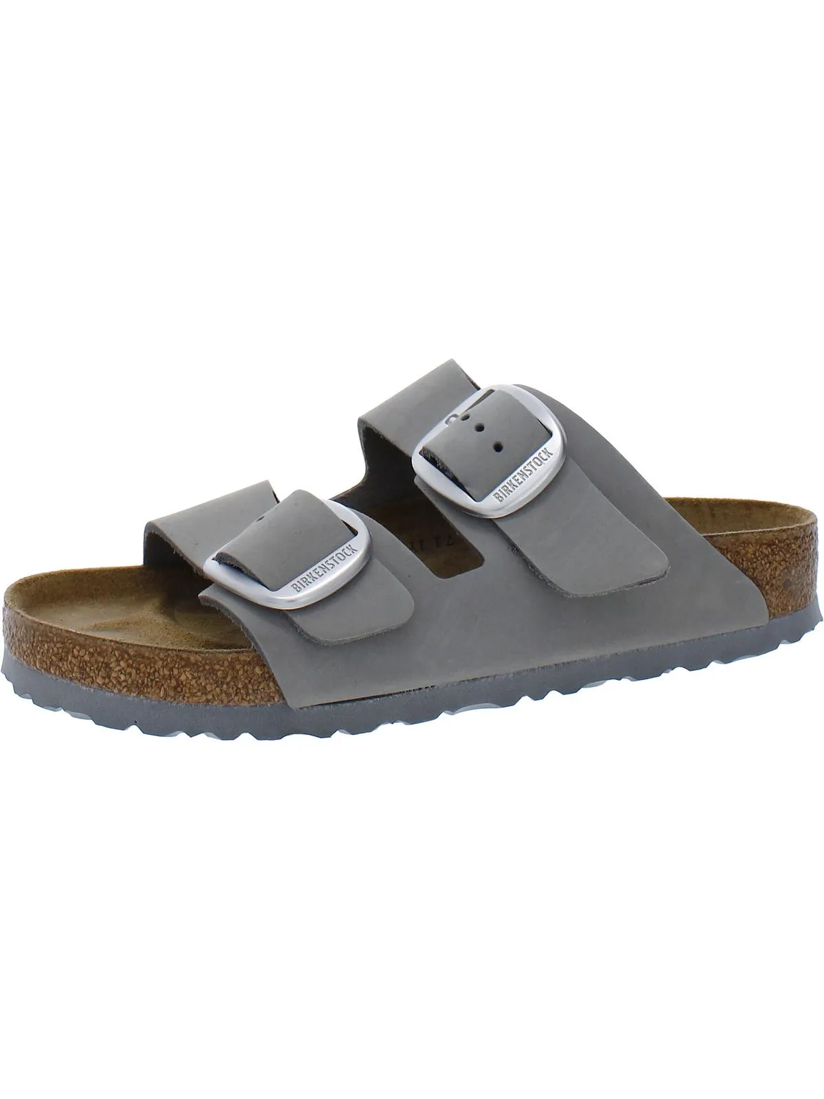 Womens Footbed Buckle Slide Sandals